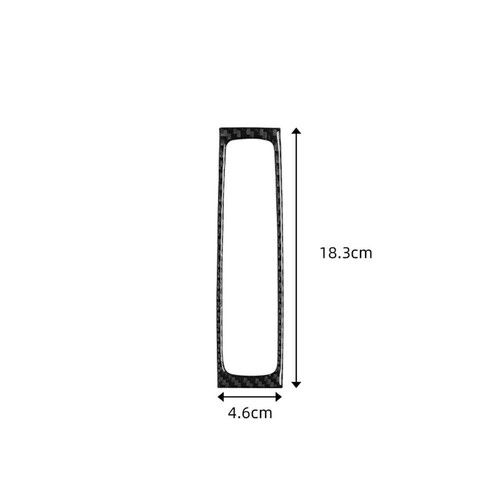 For Honda Accord 2013-2017 Carbon Fiber Interior Gear Shift Frame Cover Trim - Picture 2 of 11