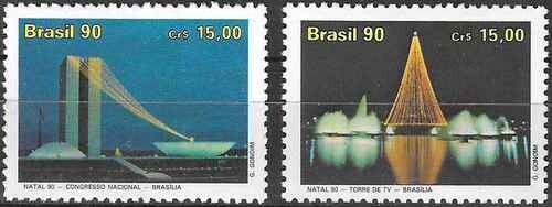 Timbres Architecture Brésil 1991/1992 ** (72617EQ) - Picture 1 of 1