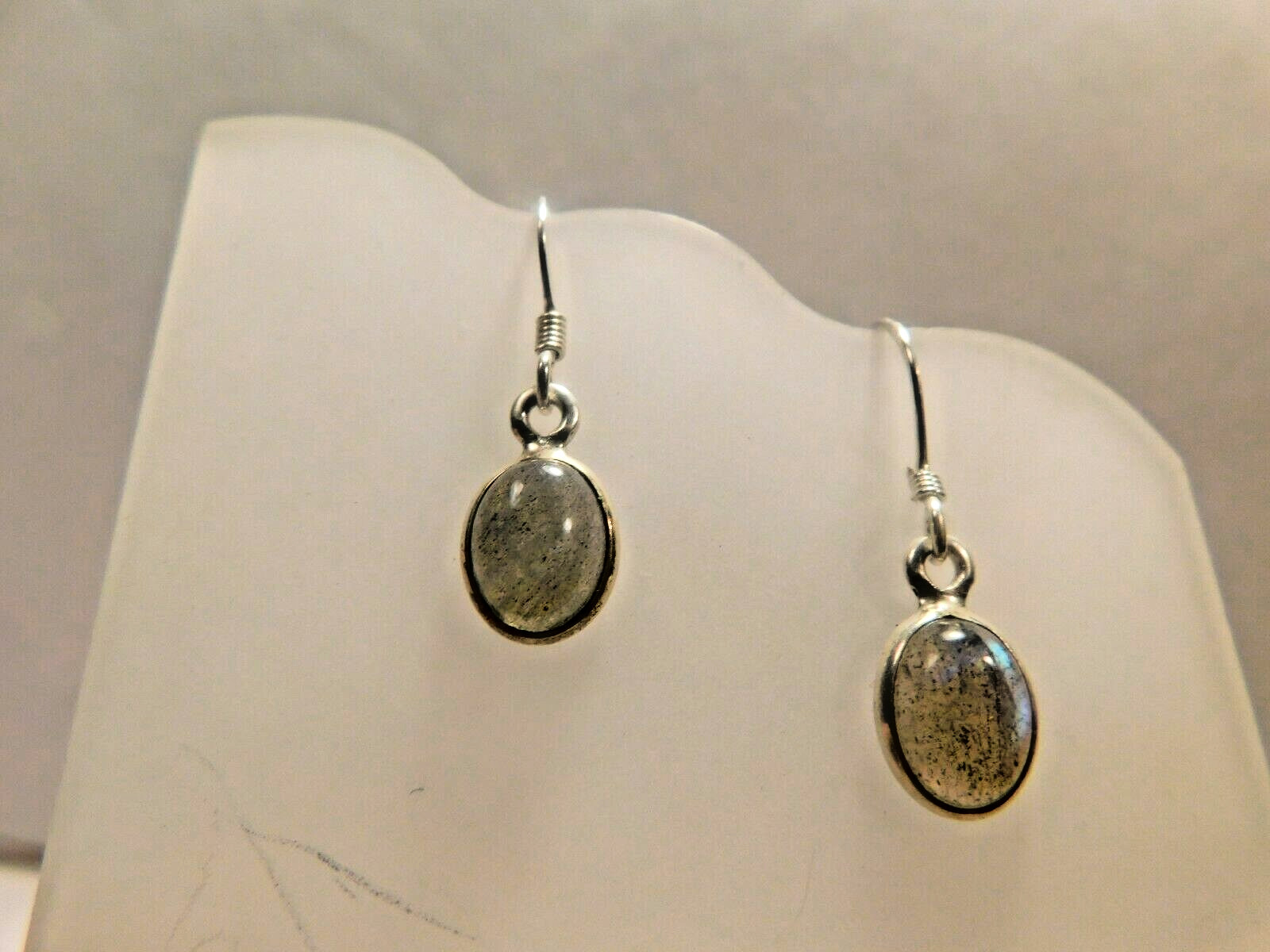 925 Moonstone Crafted Dangle Earrings Solid Sterl… - image 1