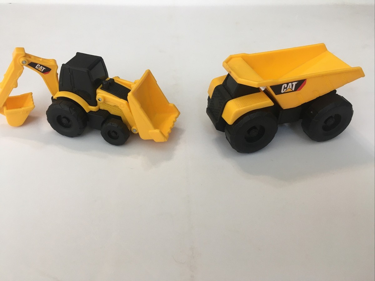 Lot Of Caterpillar Tractor Backhoe Dump Truck Plastic