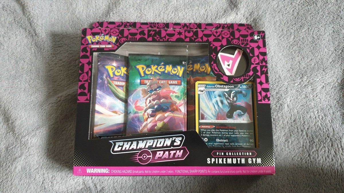 Pokemon Champion's Path Pin Collection Series 1 Box