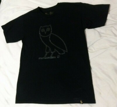 OVO t shirt big jumbo owl black size s 