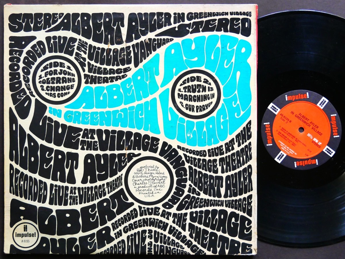 ALBERT AYLER In Greenwich Village LP IMPULSE! AS-9155 Henry