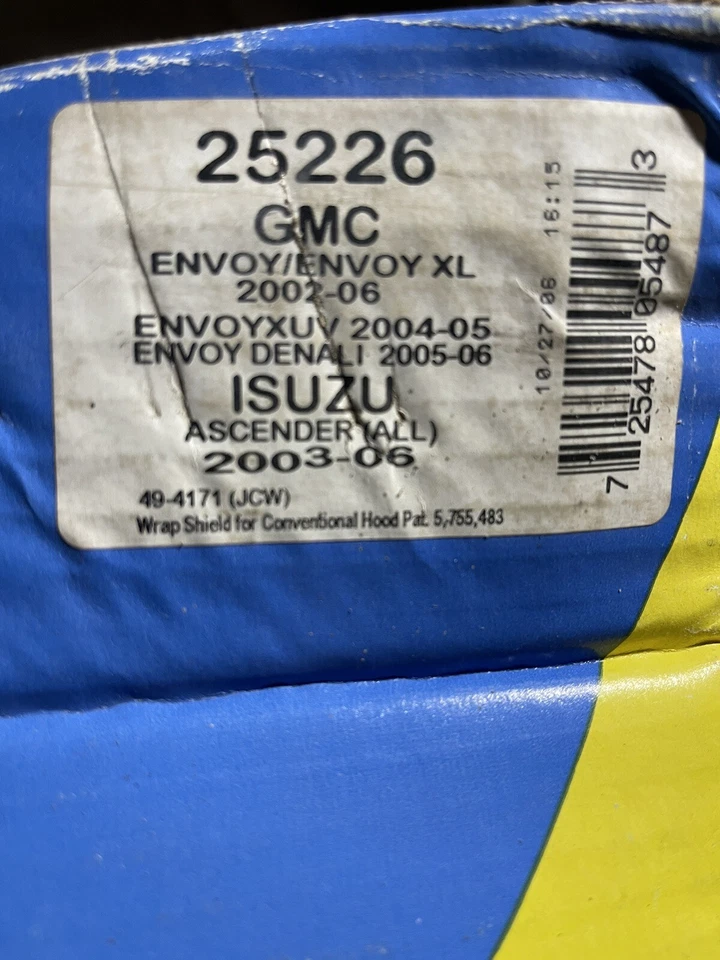 AVS Bugflector Dark Smoke Hood Protector Shield For 2002-2009 GMC Envoy - 25226 - Image 2 of 2