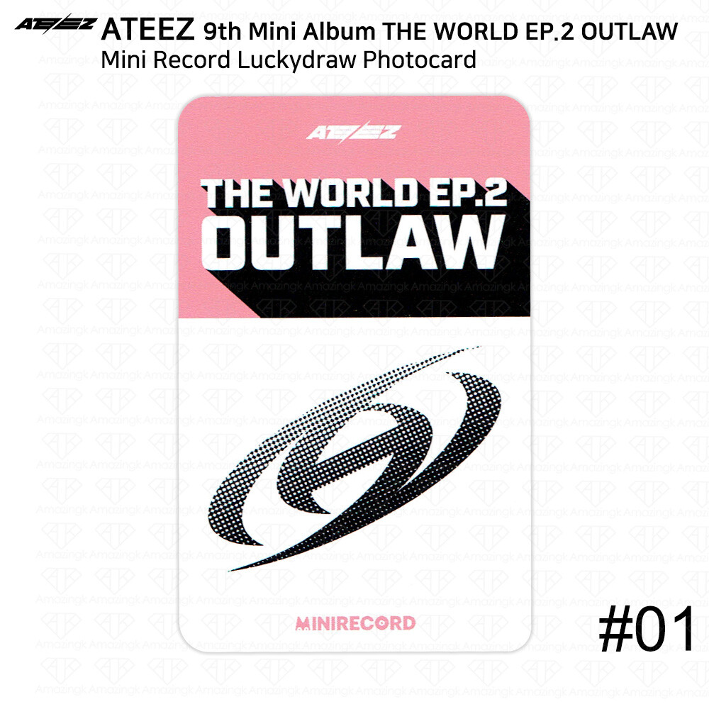 ATEEZ マッジュ minirecord ユニット トレカ ATEEZ マッジュ MINIRECORD ラキドロ トレカ ホンジュン トレカ