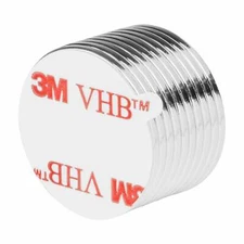 1 x 1/16 Inch Neodymium Rare Earth Disc Magnets N52 with Adhesive (10 Pack)