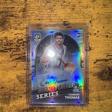 2021-22 Cameron Thomas Donruss OPTIC Signature Series Rookie AUTO No. SS-CTH 🔥
