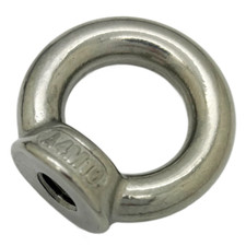 8mm DIN 582 Stainless Steel Eye Nut EYENUT Lifting Eye | UK STOCK