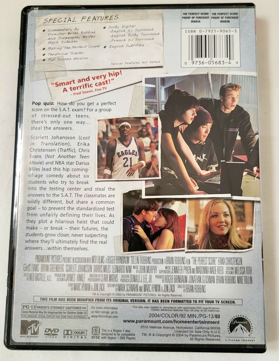 The Perfect Score (DVD, 2004, Full Frame) 97360568349 | eBay The Perfect Score (DVD, 2004, Full Frame) 97360568349 | eBay