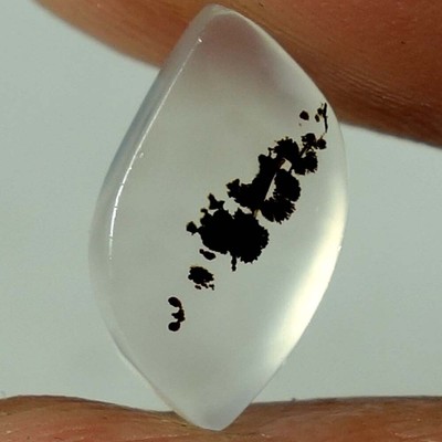 Awesome Natural Scenic Dendrite Agate Fancy Cab Rare Gemstone 1.45Cts 11x06x03mm