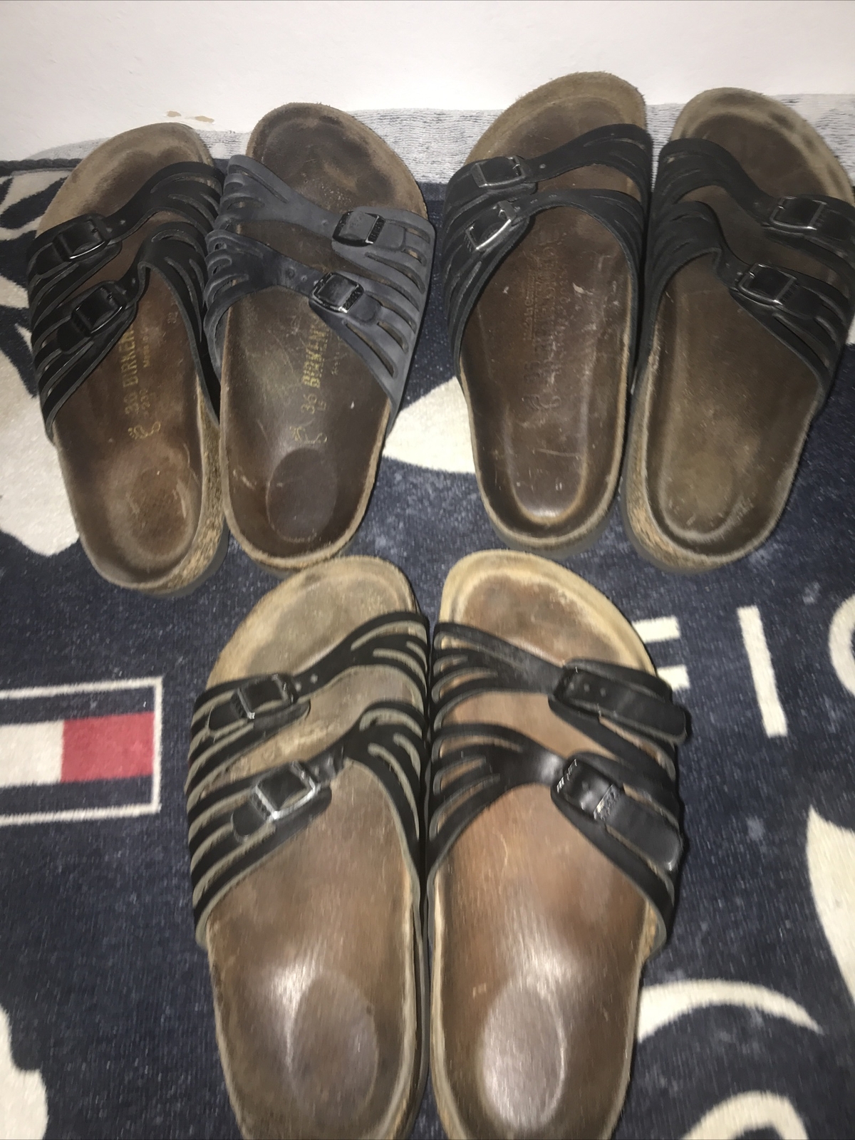 Scarpe Birkenstock donna 36 Granada con cinturino slide piatte made in Germany lotto misto 3