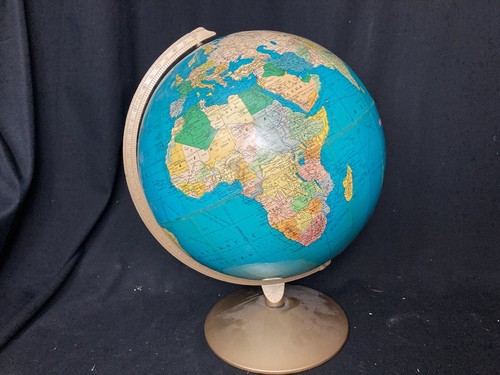 12" Executive Weber Costello Hy-Press Bilt Political Globe 762 MAde USA