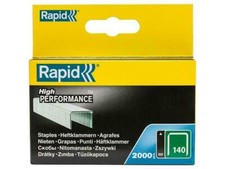 RAPID 140/6 6Mm Galvanised Staples Box 2000 RPD1406 0.0040 per staple