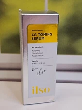 ILSO CG Toning Serum 30mL/1.01 Fl oz Brand New Sealed Bottle Exp 05/2027