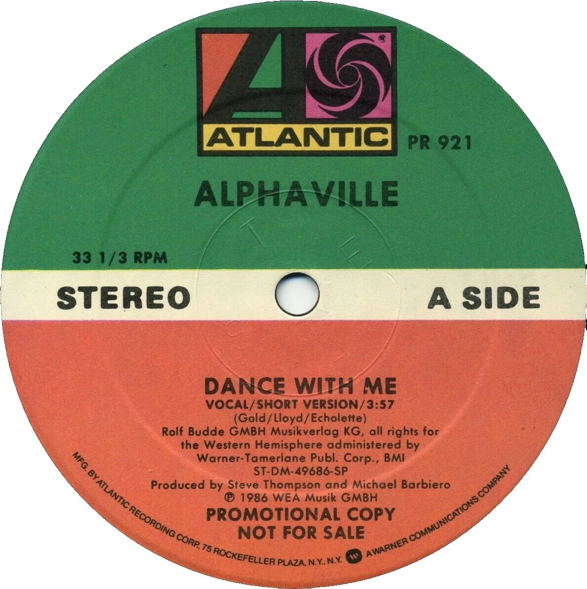 Discos de vinilo Pop Alphaville