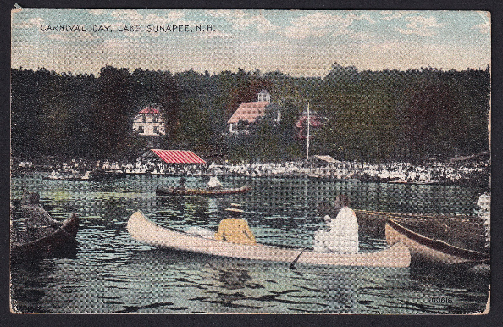 New HampshireNHLake SunapeeBlodgett LandingCarnival DayCanoes1914