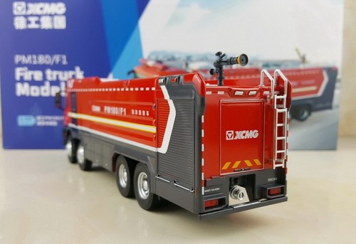 Modellino auto pressofuso scala 1/50 XCMG PM180/F1 camion dei pompieri Mercedes Benz - Foto 4 di 7