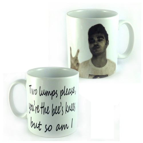 TWO LUMPS PLEASE, MORRISSEY MUG NEW PRINTED BOTH SIDES THE SMITHS GIFT