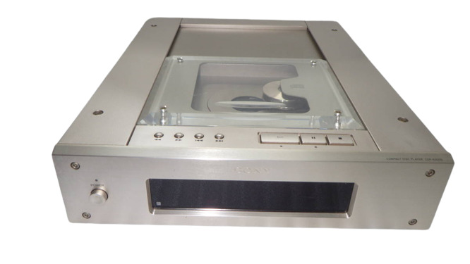 Sony CDP-X3000 CD Player Silver Compact Disk Audio Good