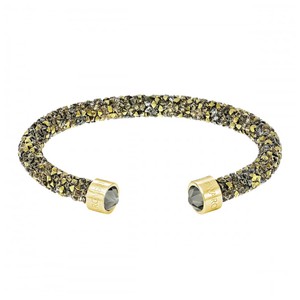 Swarovski-Women-039-s-Cuff-Bracelet-Crystaldust-Gold-Plated-Small-5372883