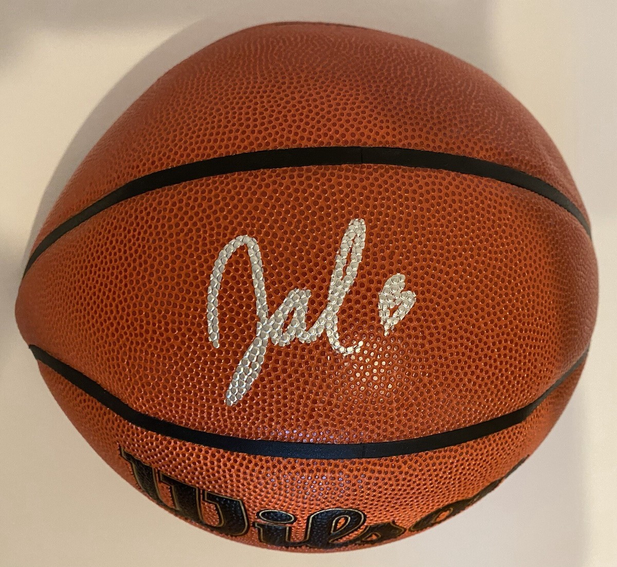 Jalil Bethea Autographed/Signed Wilson NBA Basketball PSA Miami