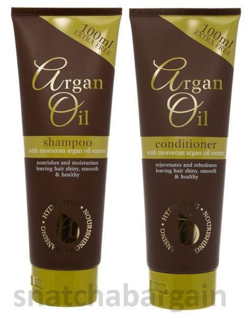 ARGAN OIL HAIR TREATMENT SHAMPOO & CONDITIONER 250ml MOROCCAN ARGAN OIL EXTRACT
