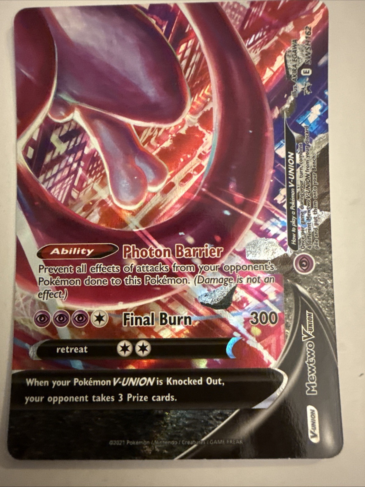 Mewtwo V-UNION - Holo SWSH: Sword & Shield Promo Cards SWSH162 NM Pokémon TCG