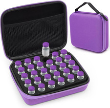 30 Slots Insulin Peptide Fridge Carrying Case Vial Holder Storage Protector Bag,