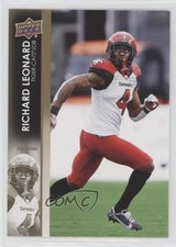 2022 Upper Deck CFL Gold Richard Leonard #44 08s2