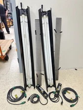 Kino Flo lights, 2x single 4'  daylight lights w ballasts, grids