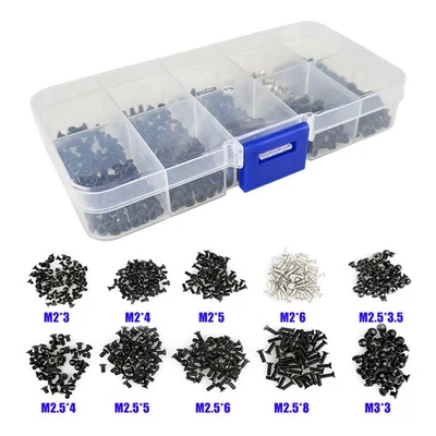 PARTCARE 500Pcs Set Laptop Computer Screws Set For Sony Toshiba SAMSUNG HP Dell Lenovo