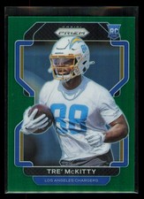 2021 Panini Prizm #416 Tre' McKitty Neon Green Pulsar