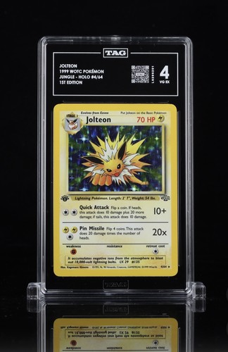 Jolteon (1st Edition) graded TAG 4 for sale on eBay