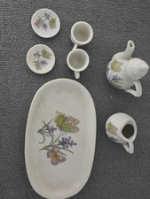 The Royal Norfolk miniature tea pot set PREOWNED.