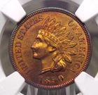 1890 Indian Head Cent 1c NGC Unc Details #014 Unc Uncirculated ECC&C, Inc.