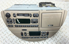 2000-02 Jaguar S-type Climate Control Ac Radio Amfm Cassette Dash Panel B74 2000-02 Jaguar S-type Climate Control Ac Radio Amfm Cassette Dash Panel B74