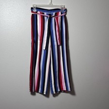 Abercrombie kids Girls Striped Pants Culottes Size 13/14