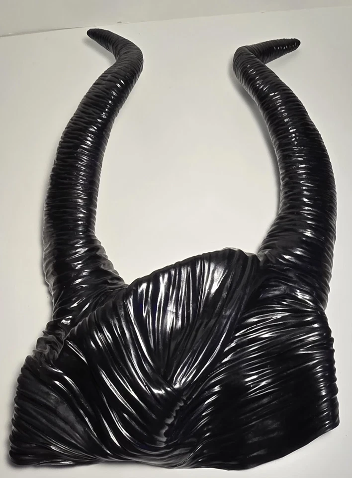 Máscara Cabeza Cuernos Maléfica Disfraz Halloween Sombrero Con Cuernos de Espuma Juegos con disfraces Adultos Foto 2 de 4