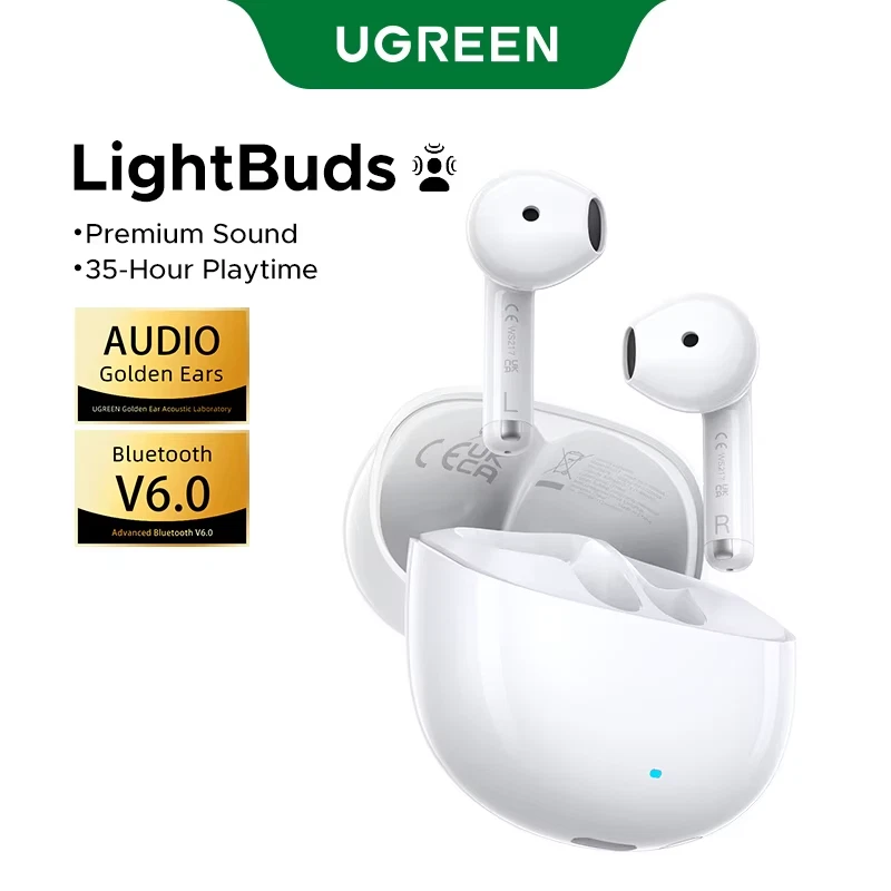Lightbuds TWS Earphones Bluetooth 6.0 Wireless Headphones APP Spatial Audio Earb