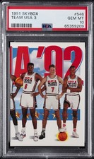 1991 SKYBOX #546 TEAM USA 3 PSA 10