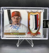 2024 Topps Dynasty Mike Trout Patch Auto /10 Los Angeles Angels