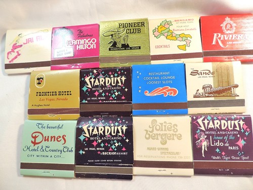 Lot 13 Las Vegas Hotel Casino Battista Restaurant Match Books Most Unstruck