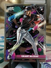 Grant McCray 2025 Topps Chrome Cosmic Base Rookie Card #28 - Giants