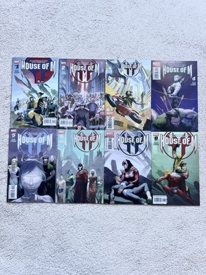 Marvel Comics House Of M #1 2 3 4 5 6 7 8 Complete 1-8 Series NM 2005 Wanda