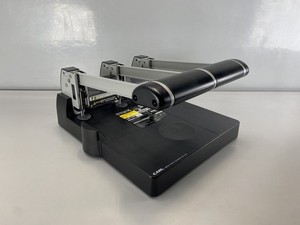 Carl XHC-150N Heavy Duty 3 Hole Punch Built In Paper Guide