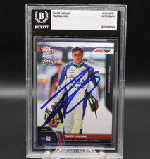 ISACK HADJAR SIGNED 2025 TOPPS NOW ROOKIE CARD #24 RC FORMULA 1 F1 BECKETT BAS