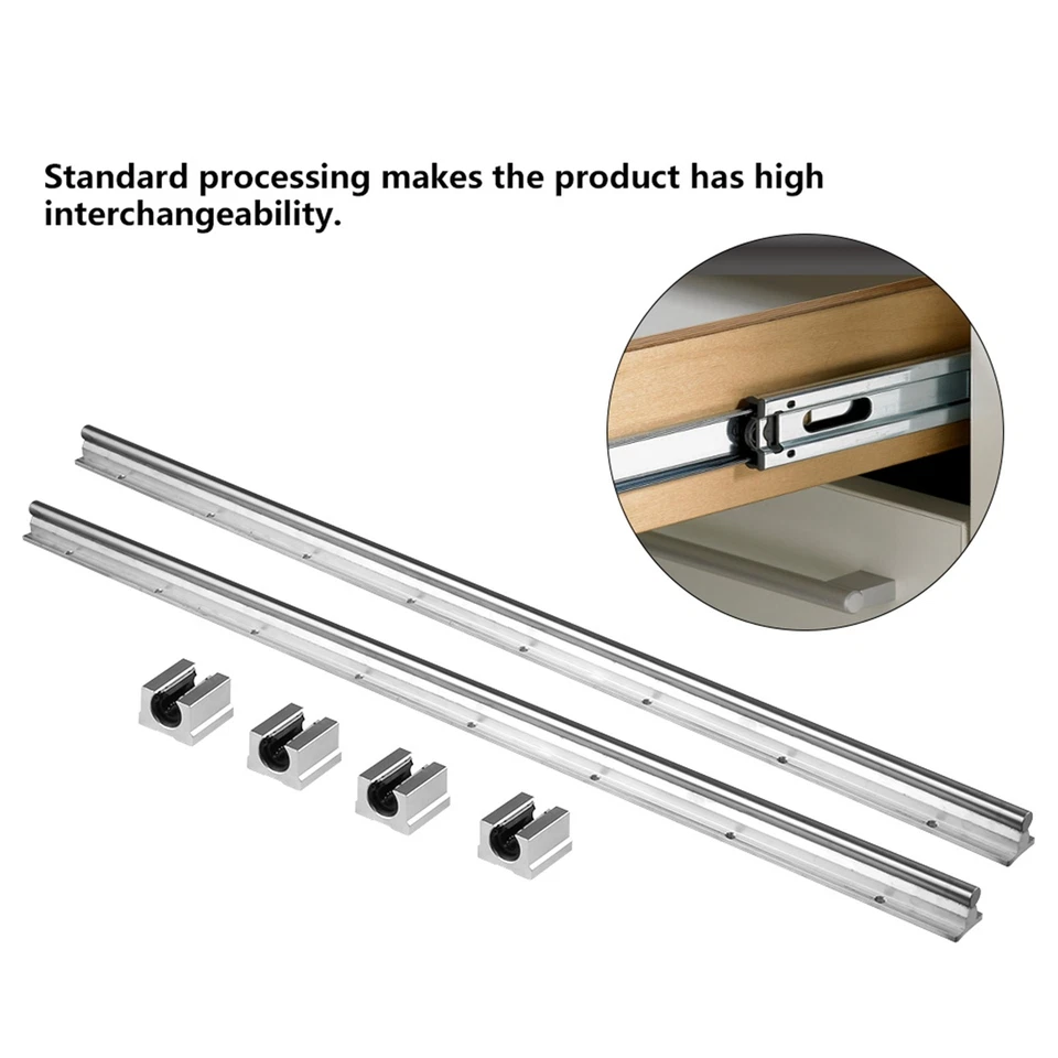 Generic Router Sled Kit Linear Rail Slide Linear Rails And Bearings 2pcs - Image 2 of 4