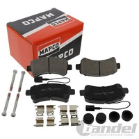 Mapco BremsbelÄGe Satz Hinten Passend FüR CitroËN Jumper Fiat Ducato Peugeot BOX