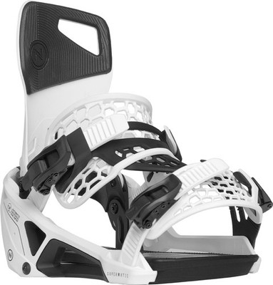 NIDECKER Snowboard Bindung Snowboardbindung SUPERMATIC Bindung 2024 white Snowbo