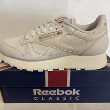 Vintage Reebok Men Classic Leather White / Grey.
